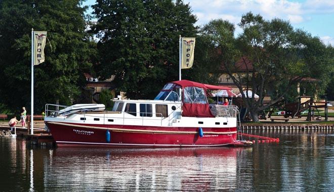 Masurian Lakes of Poland - one of the charter boats ©  SW